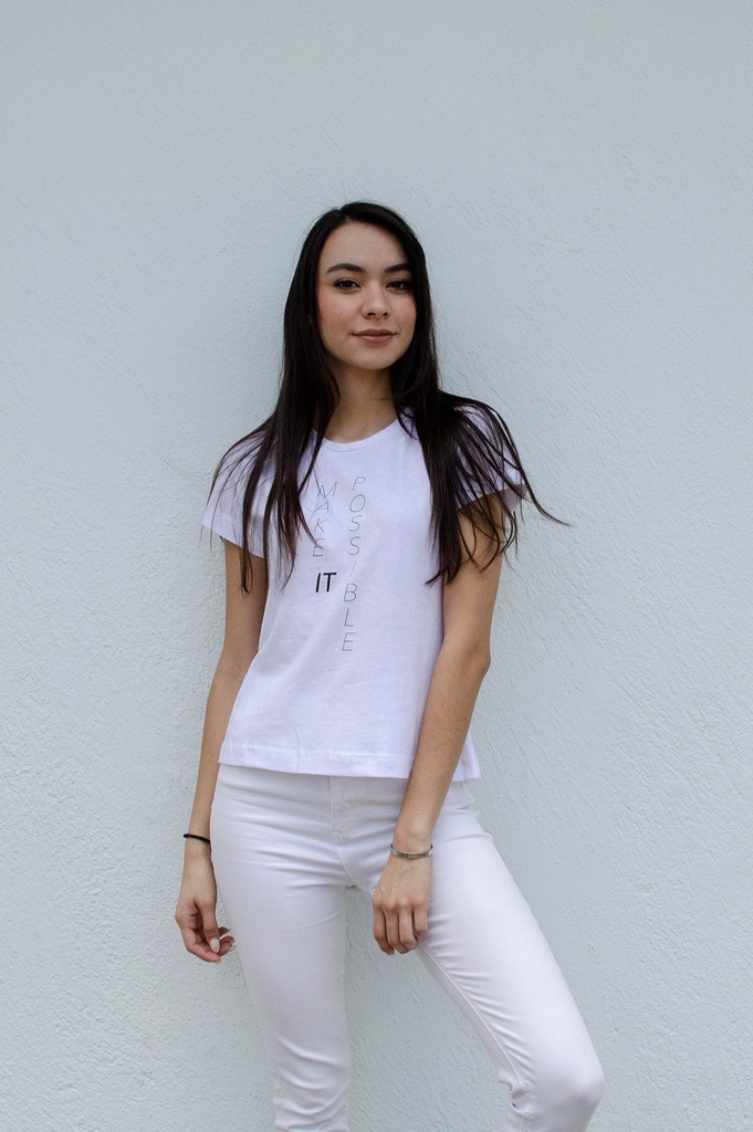 PLAYERA JHAYSO VERTICAL MUJER (CH, BLANCO)